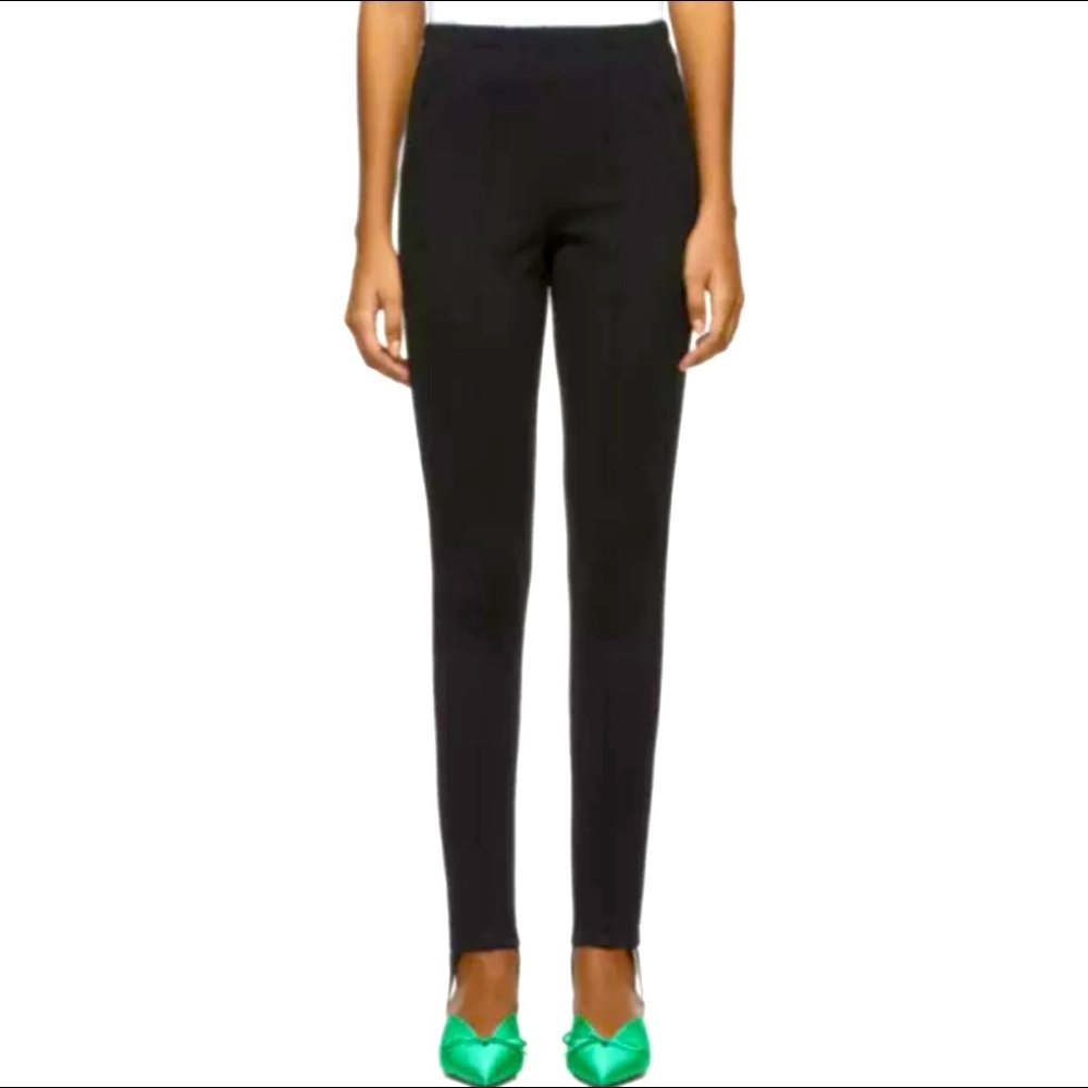 Balenciaga Black Ponte Jogger Stirrup Leggings Size 40FR Perfect condition!